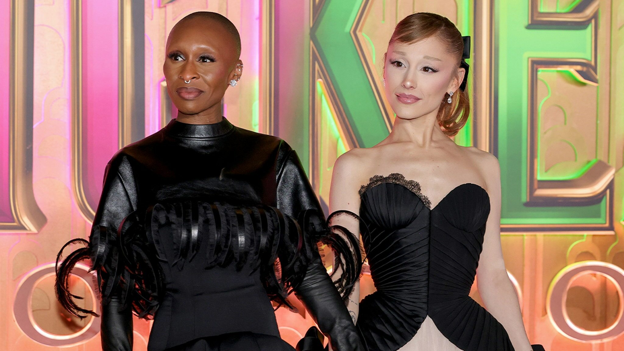 Ariana Grande és Cynthia Erivo a Wicked For Good New York-i premierjén celebrities attending movie premiere event in new york city