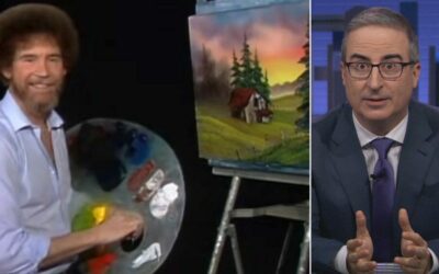 Bob Ross boldog fái újra segítik a közszolgálati médiát – Rekordáron kelt el a „Cabin at Sunset”