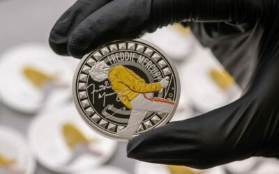 Freddie Mercury emlékére készült jubileumi érme a Brit Királyi Pénzverdében