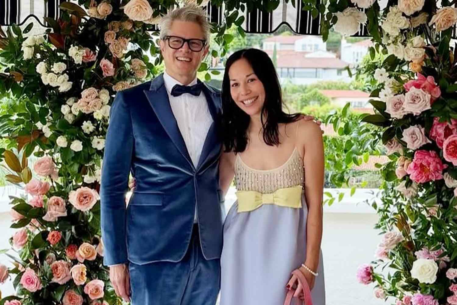 Johnny Knoxville és Emily Ting titkos szabadtéri esküvője celebrity wedding outdoor ceremony secret intimate event