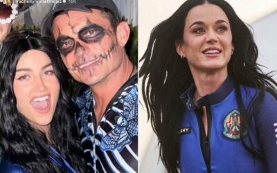 Orlando Bloom és Rachel Lynn Matthews Halloweenkor – Katy Perry megidézve