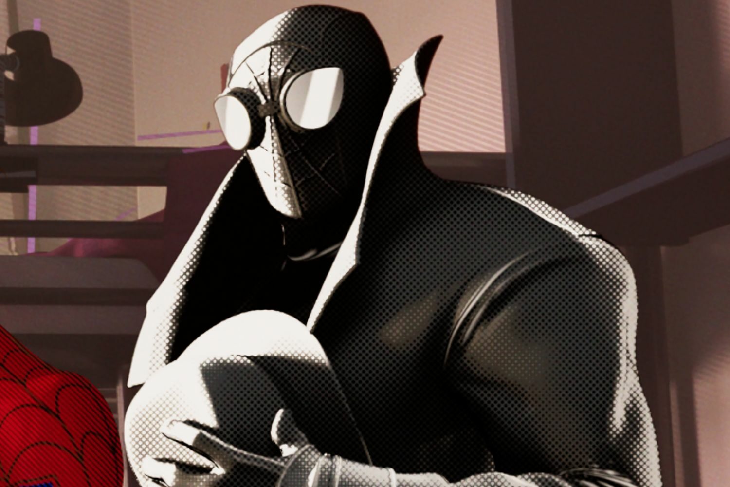 Nicolas Cage Spider-Noir és Ben Reilly Marvel sorozat 2026 Marvel sorozat kulcsszereplői akcióban, pókhálós hősök